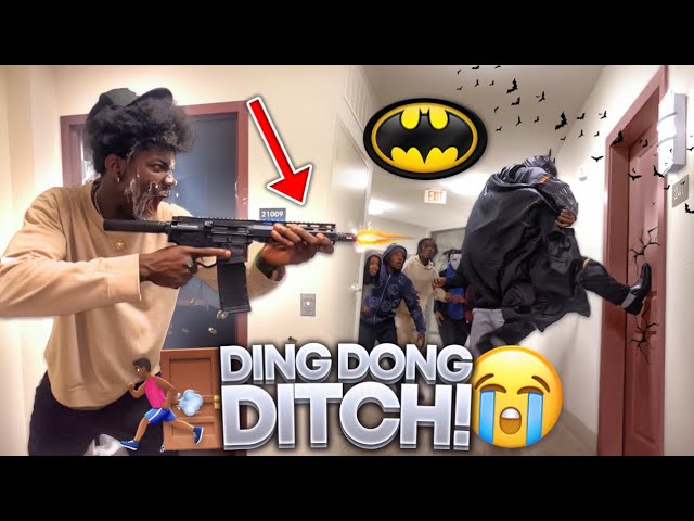 EXTREME DING DONG DITCH PART 6!! *COLLEGE EDITION* (GONE WRONG) class=