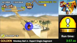 Super Monkey Ball Jr. (Expert) Speedrun in 8:57
