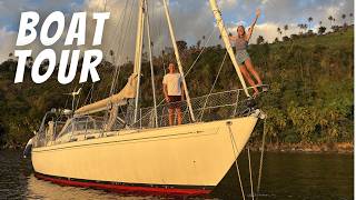 BOAT TOUR of our Rival 41 Liveaboard Sailing Boat
