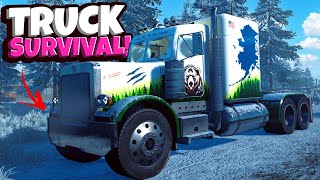This Truck Sim is Actually a SURVIVAL GAME?! (Alaskan Truck Simulator) screenshot 5
