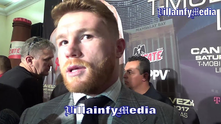 CANELO: I'M THE BEST FIGHTER TODAY AND THE FANS AGREE WITH THAT