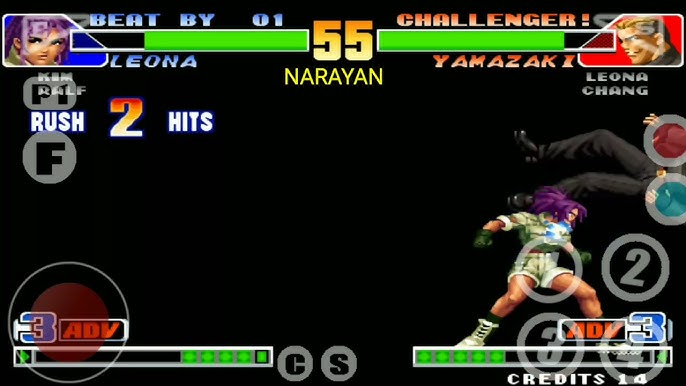 How to play king of fighters 97 with Strong keys and different modes (Part  1) #kingoffighters97 