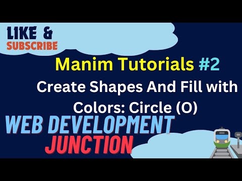 Manim Tutorial #2: Drawing and Animating Circles with Python Code | Learn Animation Basics!