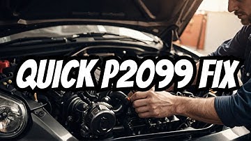 FIX Your p2099 Code NOW