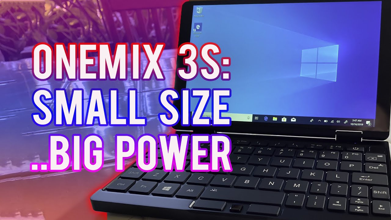 Netbook OneMix 3S Yoga: Small power! YouTube