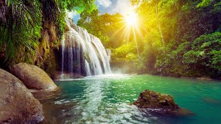 Calming Flute & Piano: Escape Stress with Tranquil Waterfalls
