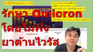 รักษา OmicronBA.4 /BA.5 ตั้งแต่ติดจน-หาย โดยไม่พึ่งยาต้านไวรัส..ในยุคโควิดเป็นโรคประจำถิ่น