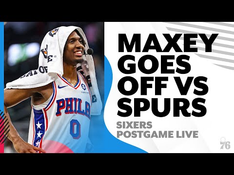 Sixers stun Spurs in 2OT behind Maxey's career-high 52 points | Sixers Postgame Live