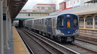 NYC Subway: R211A Cars 4175-4184 Test Train on Sea Beach (5/1/24) Resimi