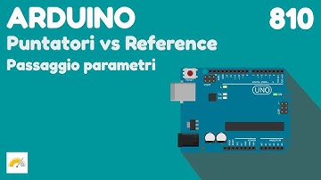 Puntatori vs Reference nel passaggio parametri per indirizzo con Arduino - Video 810