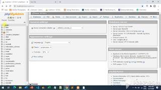 how to create new table database using phpMyAdmin.
