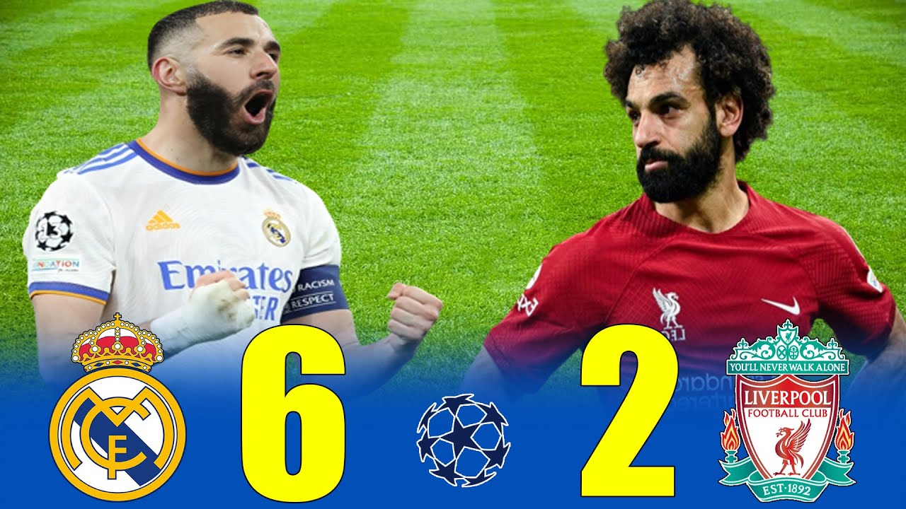 نار ياحبيبي نار🔥 ريال مدريد 6-2 ليفربول / دوري أبطال أوروبا 2023 / جنون ريال مدريد💥 4K