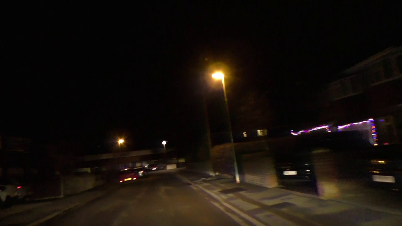 Night Drive On Swinton Lane, Catherine Road, Worboys Road & Winchester