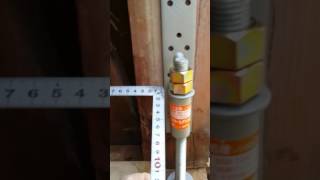 ホールダウン　金物　施工　【hold down bolt】