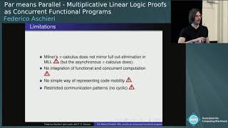 Par means Parallel - Multiplicative Linear Logic Proofs as Concurrent Functional Programs