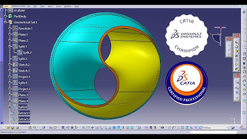 How to create a mechanical part using CATIA Generative Shape Design 123 Mobius pendant
