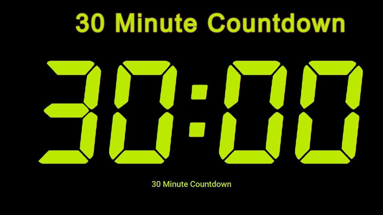 30 Minute Countdown