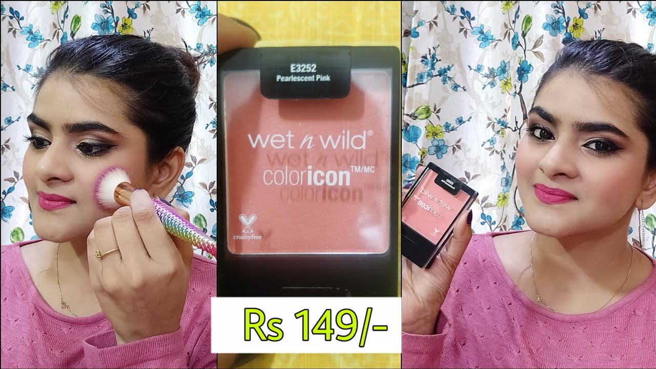 wet n wild pearlescent pink blush