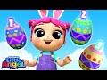 Find the Colorful Eggs! | Little Angel Kids Songs &amp; Nursery Rhymes