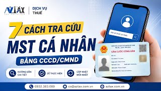 7 cách tra cứu mã số thuế cá nhân bằng CMND/CCCD #tintuc #mst 