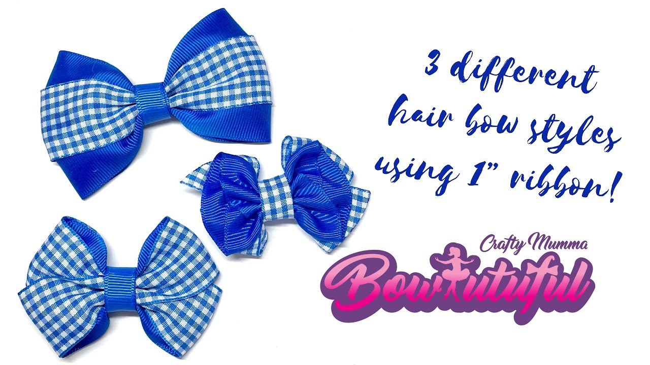 How to Make a Ribbon Hair Bow • The Crafty Mummy