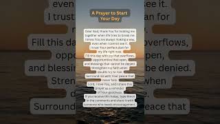 Morning Prayer  Trust Gods Plan Find Peace U0026 Receive Blessings 