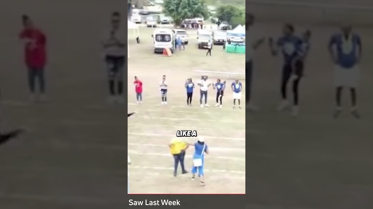 Shelly-Ann Fraser-Pryce stays ready.. no matter the competition 😂 #flotrackmeetup