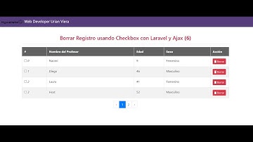 💥Como borrar Registro usando Checkbox con Laravel 7  y Ajax  de la forma mas Facil😱