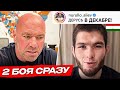 ДВА БОЯ СРАЗУ! НОВЫЙ БОЙ НУРУЛЛО АЛИЕВА в ДЕКАБРЕ! МАХАЧЕВ VS ОЛИВЕЙРА UFC. НОВОСТИ ММА