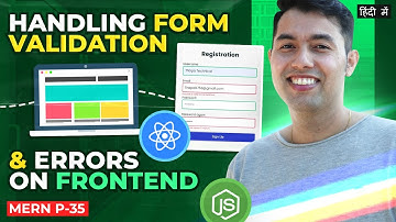 #35: Handling Login & Registration Form Validation with React on the Frontend Side 🔥