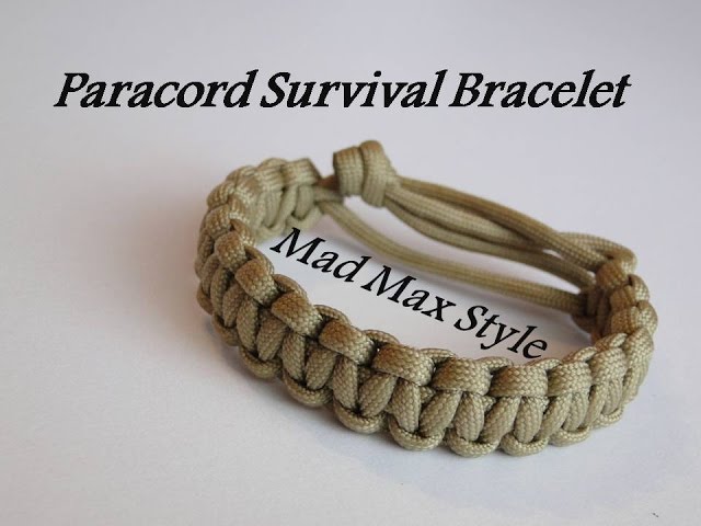 Make a Mad Max Style Paracord Survival Bracelet - CBYS 