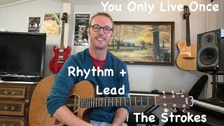 Como tocar You Only Live Once de The Strokes - Tutorial Guitarra + TAB  (HD) 