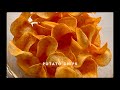 Making potato chips | How to make potato chips easily | Simple cooking