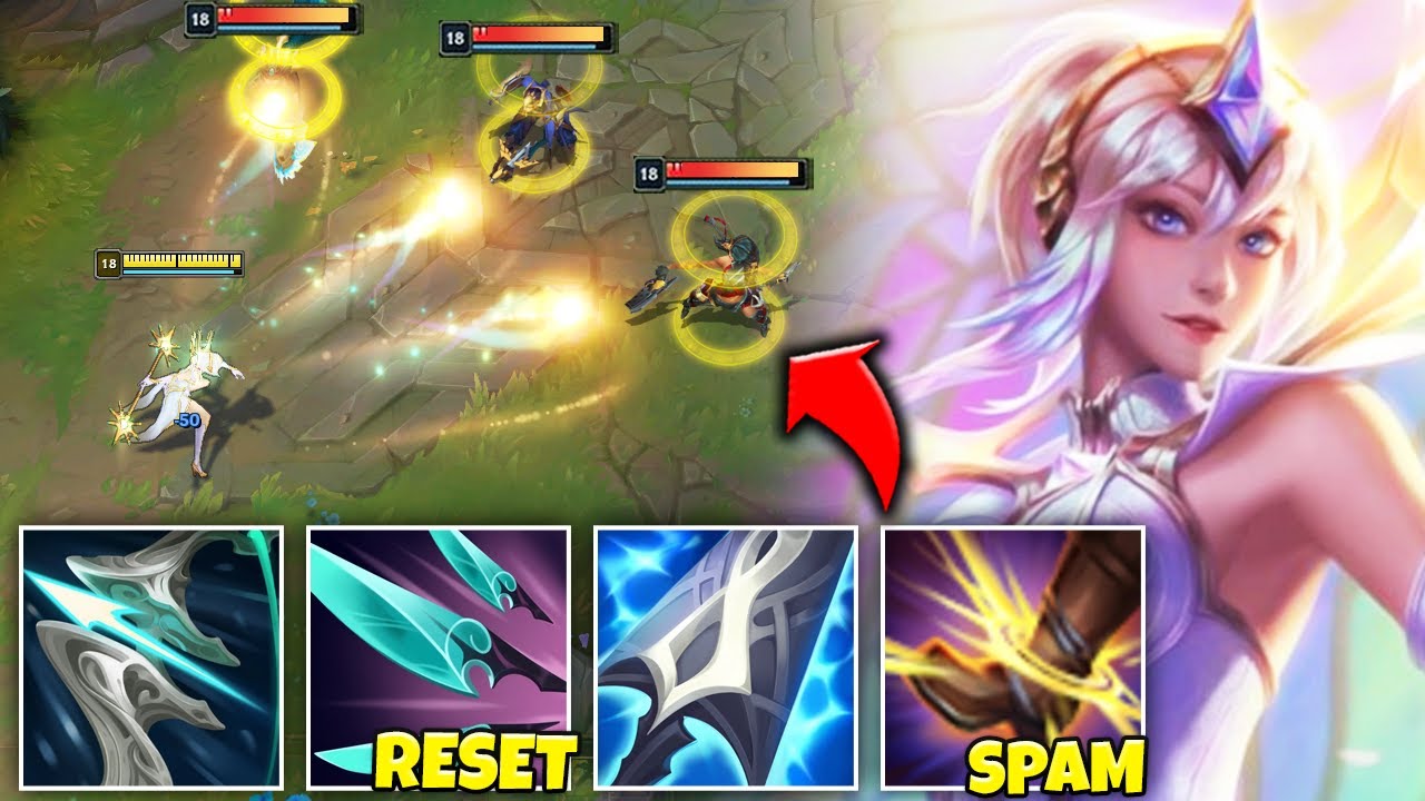 Lux but my snare lasts FOREVER because I built Quickblades (Perma-bind Build)