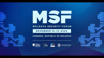 Moldova Security Forum 2025 — Resilience in action (ENG)