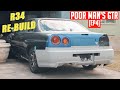 RE-BUILDING the WRECKED R34 SKYLINE | Poor Man's GTR [EP4]