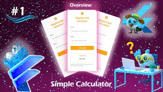 Flutter calculator app | Basic flutter calculator.