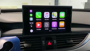 Audi A6 2016 updaten met apple carplay en auto android