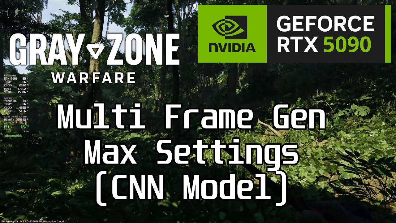 Gray Zone Warfare - RTX 5090 | 4K Max Settings | 4x Frame Generation (Convolutional Neural Networks)