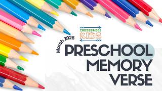 March 2026 Preschool Memory Verse