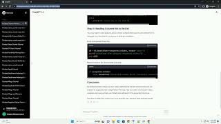python pandas column not in list
