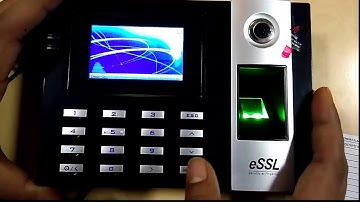 eSSL E9C How to schedule bell