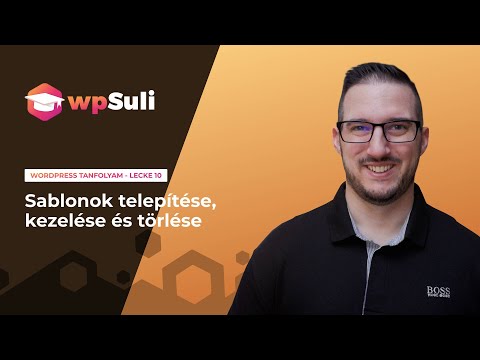 Videó: A Sablonok Telepítése