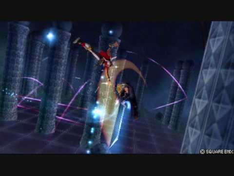 Dissidia - Final Fantasy: Bartz and Cloud fight for Terra's Love