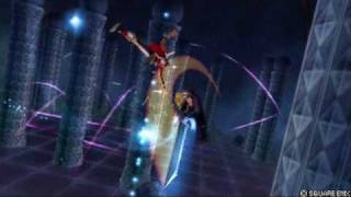Dissidia - Final Fantasy: Bartz and Cloud fight for Terra's Love