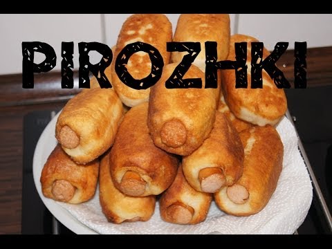 Видео рецепт Пирожки с сосиской жареные