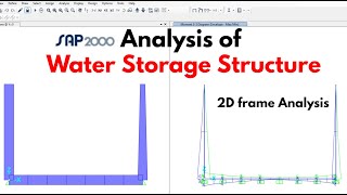 Analysis of Water Storage Structure | Earth pressure & Earthquake Load | 2D Frame Analysis |