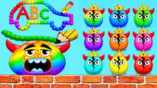 😂 🌈 Beat 3×3 Player Game Hungry Balls 2048 🆚 Hugy story vs Draw to Smash 2048 Gameplay part 240 screenshot 3