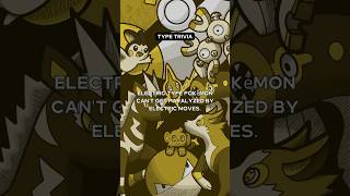 Electric Pokémon Are Safe From Paralysis… But Ground Types Aren’t?! #PokémonTypes #ElectricType