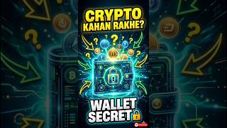 Crypto Wallet Explained 🔐 (Simple Hindi) #cryptowallet #shorts